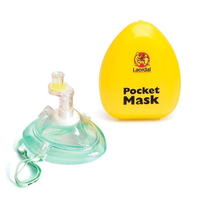 Hovedbilde Laerdal Pocketmask m/O2 adapter filter og stropp